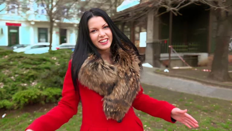 Dark Haired Brunette Gets Pounded On The Floor