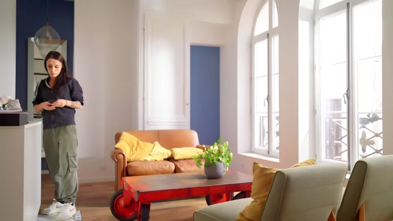 Naughty French Babe Fucks With Two Studs